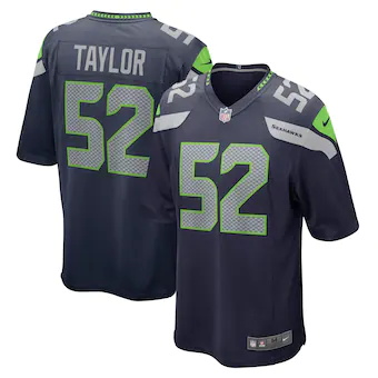 mens nike darrell taylor college navy seattle seahawks game